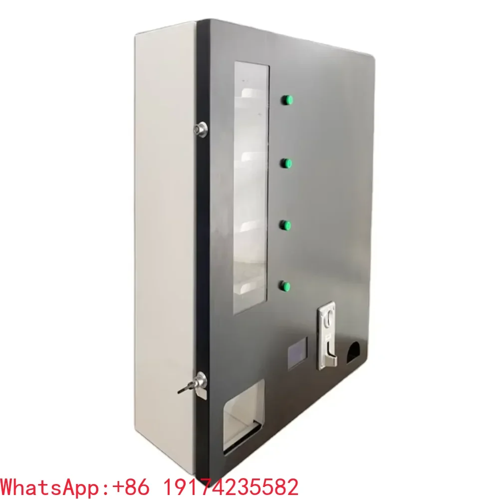 Outdoor Use Small Size Multi Payment Wall Mounted Snack Drink and Food Candy Power Bank Vending Machine