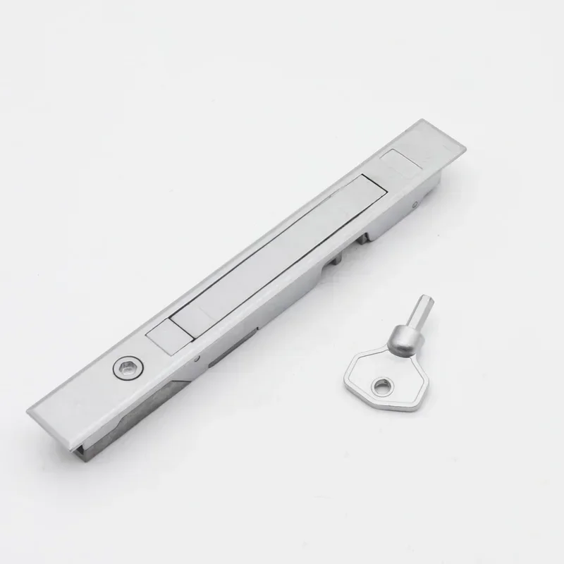Security Mesh Window Lock, Thermal Break Casement Screen w/ Spring-Loaded Concealed Handle, Child Safety Lock w/ Keys
