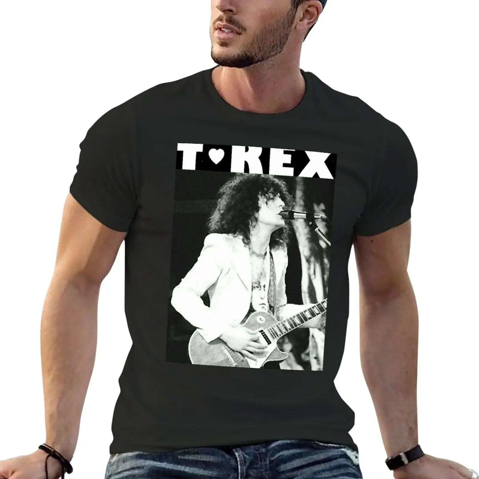 New T Rex - Marc Bolan T-Shirt Blouse summer clothes oversized t shirt anime shirts men