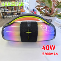 HOPESTAR P54 Portable Powerful Bluetooth Speaker Outdoor Water Proof Submarine Battle Go Pulsating High Power Boom Box