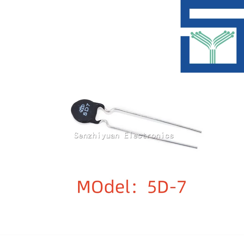 Thermistor MF72 5D7 NTC negative temperature in-line thermistor 5D-7 5 ohm