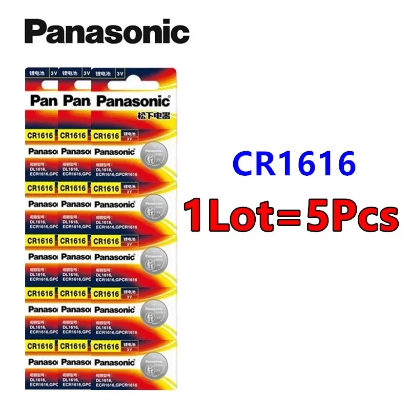 5-30pcs Original Panasonic 3V CR1616 CR 1616 Button Batteries Cell Coin Lithium Battery For Watch Electronic Toy Calculators