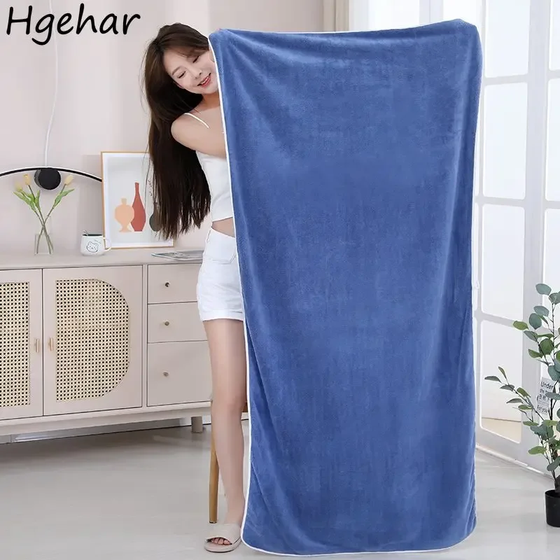 Microfiber Coral Fleece Soft Bathroom Shower Towel Bath  Large Size 80*160cm Quick Dry Water Absorbent Travel Wrap