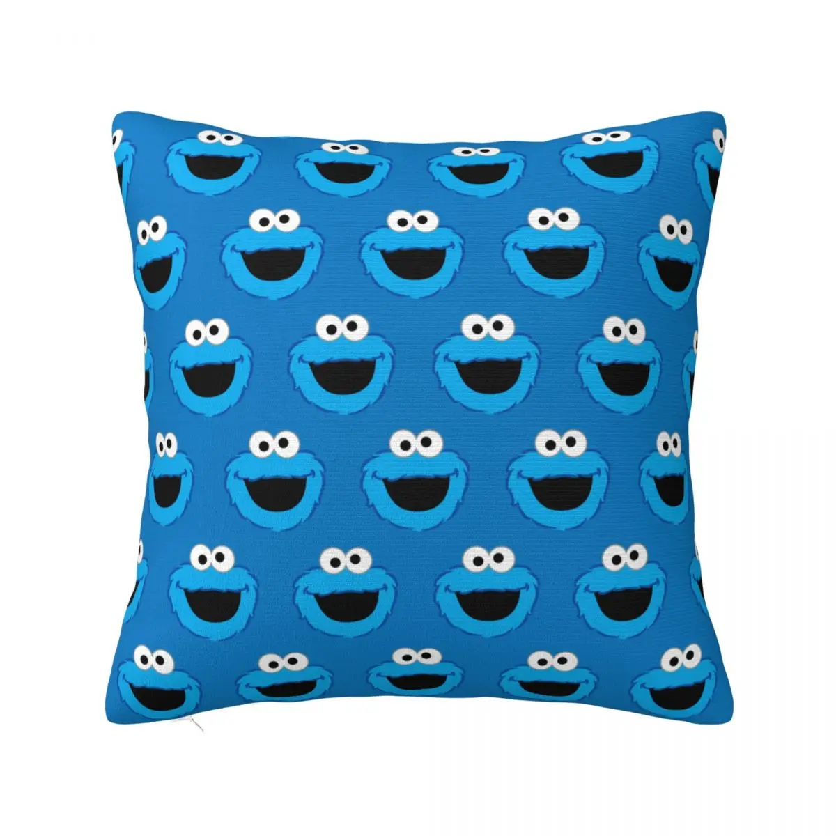 Smiling Cookies Monsters Pillowcase Accessories Soft Cushion Cover Decorations Pillow Case Cover Home Square  Multiple Sizes