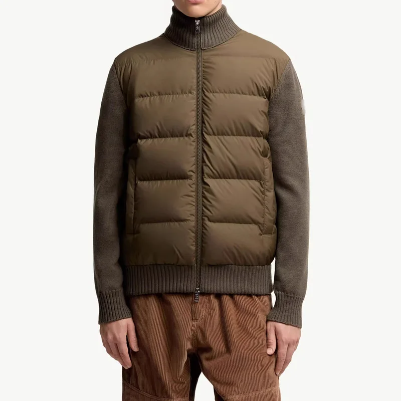 ACOMOSON EU US Size Luxury Quality Down Jacket Winter Stand-Up Collar Casual Warm Winter Puffer Jacket for Cold Weather