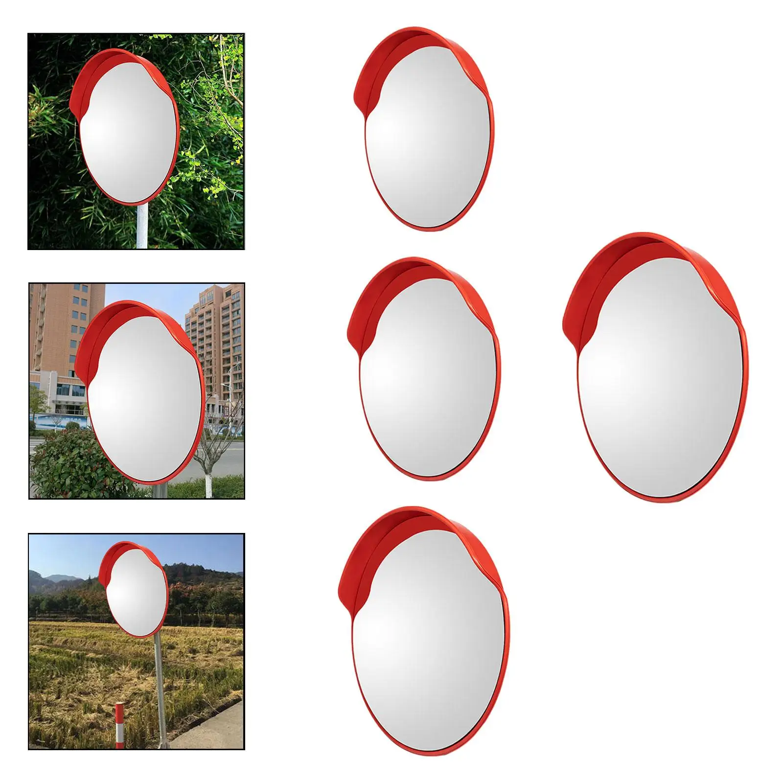 

Large Convex Mirror Outdoor Intersection Driveway Mirror Security Mirror for Garage Warehouse Parking Indoor Outdoor Street