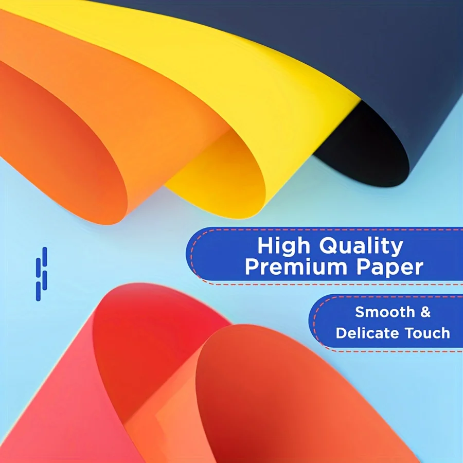 100 sheets of color A4 paper, DIY craft origami, for color printing paper, DIY arts and crafts paper cutting