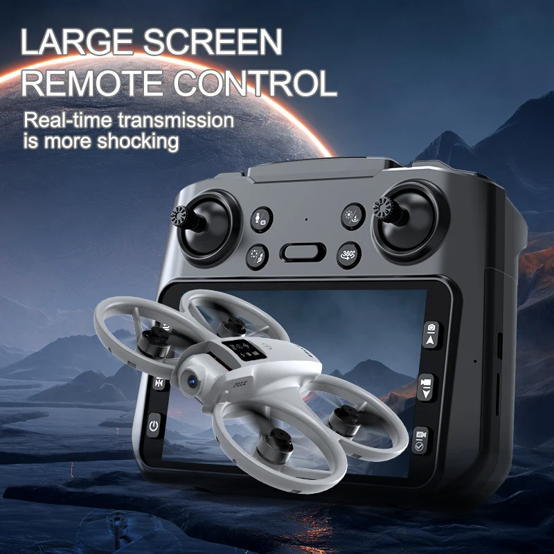 

X1 Бесщеточный Воздушный Фотоэлектрический Электрический Дрон Управления HD Большой Экран Интеллектуальный Предотвращение Препятствий Детская Дистанционная Игрушка Квадрокоптер