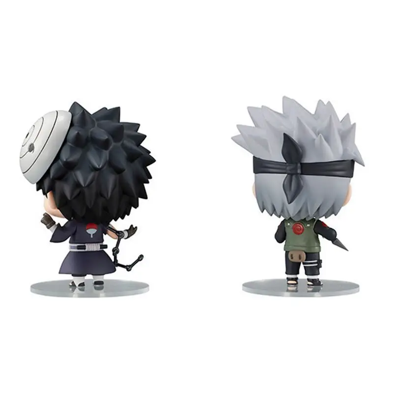 Figuras de dibujos animados periféricos de anime Naruto Sasuke Kakashi, modelo creativo, adornos de escritorio personalizados, juguetes para niños, regalos, nuevo