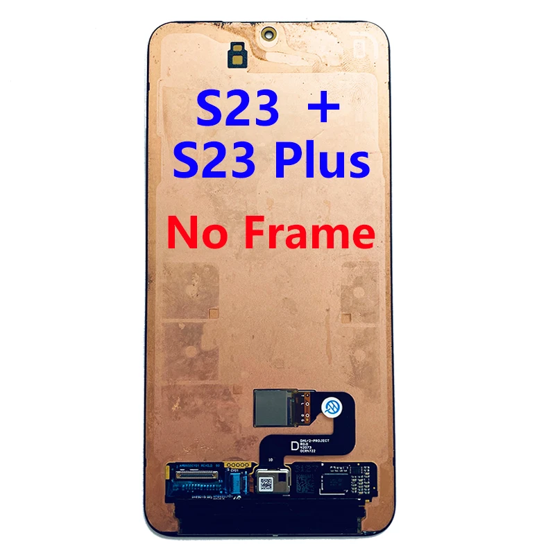 AMOLED S23+ LCD For Samsung S23 Plus Display Touch Screen Digitizer For S23 Plus 5G S916B S916U No Frame with Defective screen