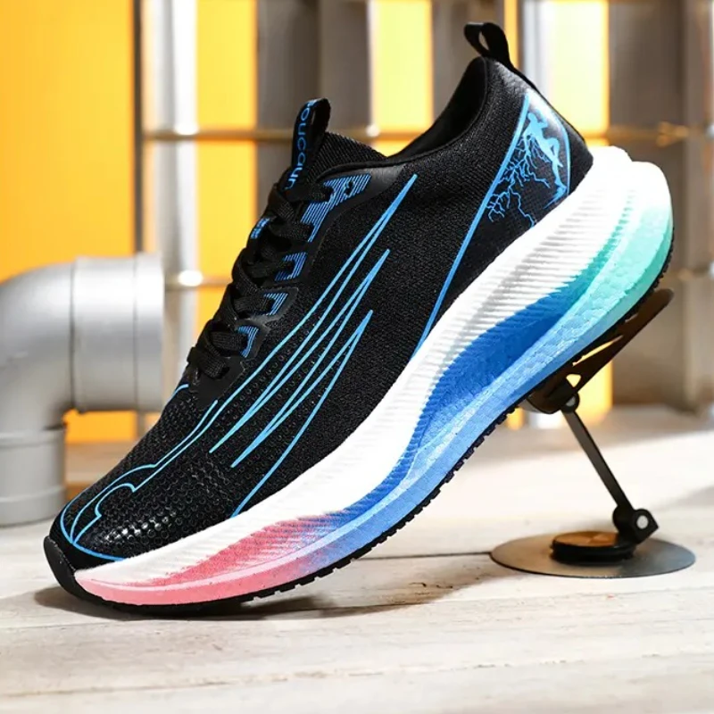 

Мужские кроссовки высокого качества, новые дышащие амортизирующие легкие противоскользящие тренировочные кроссовки, повседневная спортивная обувь для мужчин