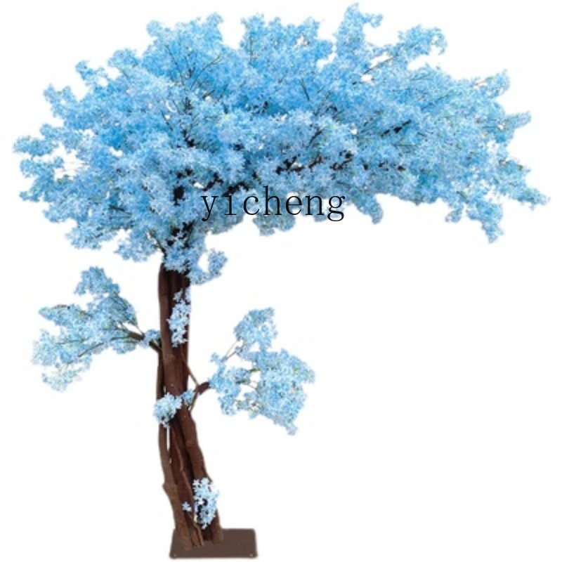 

XL Artificial Cherry Tree Emulational Peach Tree Living Room Wedding Celebration Fake Cherry Blossom Tree Studio Stage Props