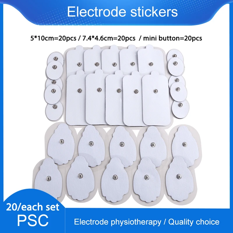 

Replacement Electrode Pads Muscle Stimulator Acupuncture Pad Massager For Tens Acupuncture Physiotherapy Machine Slimming