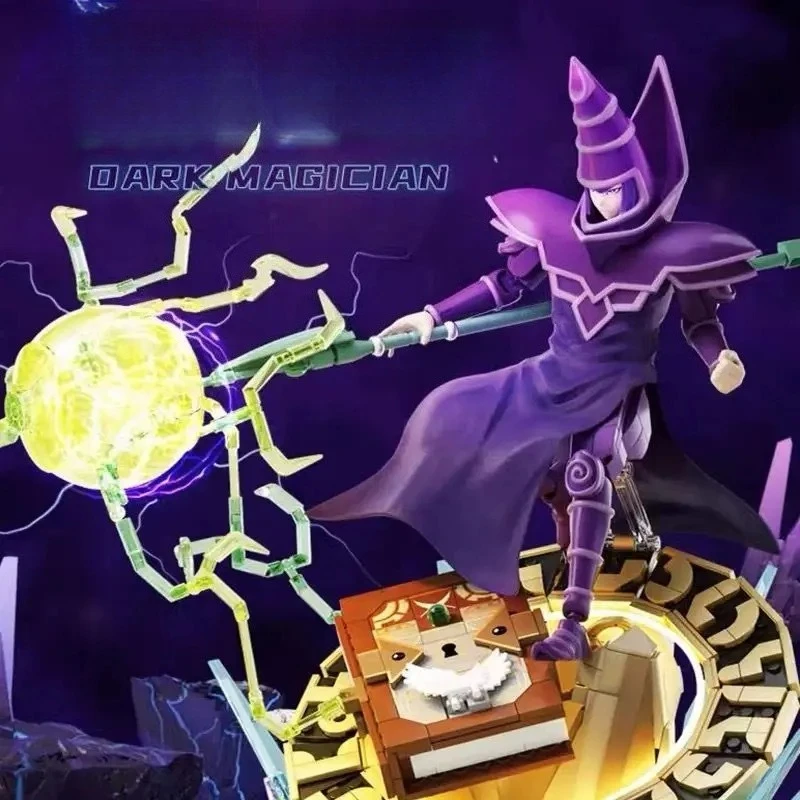 

AREAX Yu-Gi-Oh! Черный маг: Аниме-конструктор, модная игрушка-головоломка, настольное украшение, подарок для мальчиков на праздник