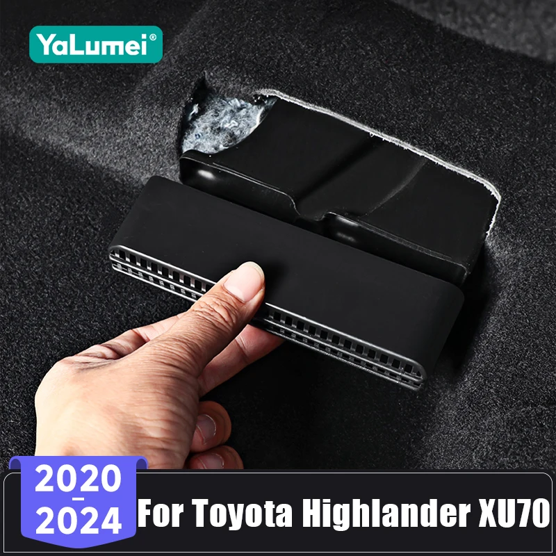 Für Toyota Highlander XU70 Kluger Hybrid 2020 2021 2022 2023 2024 ABS Auto Unter-sitz Vent Klimaanlage Outlet trim Abdeckung