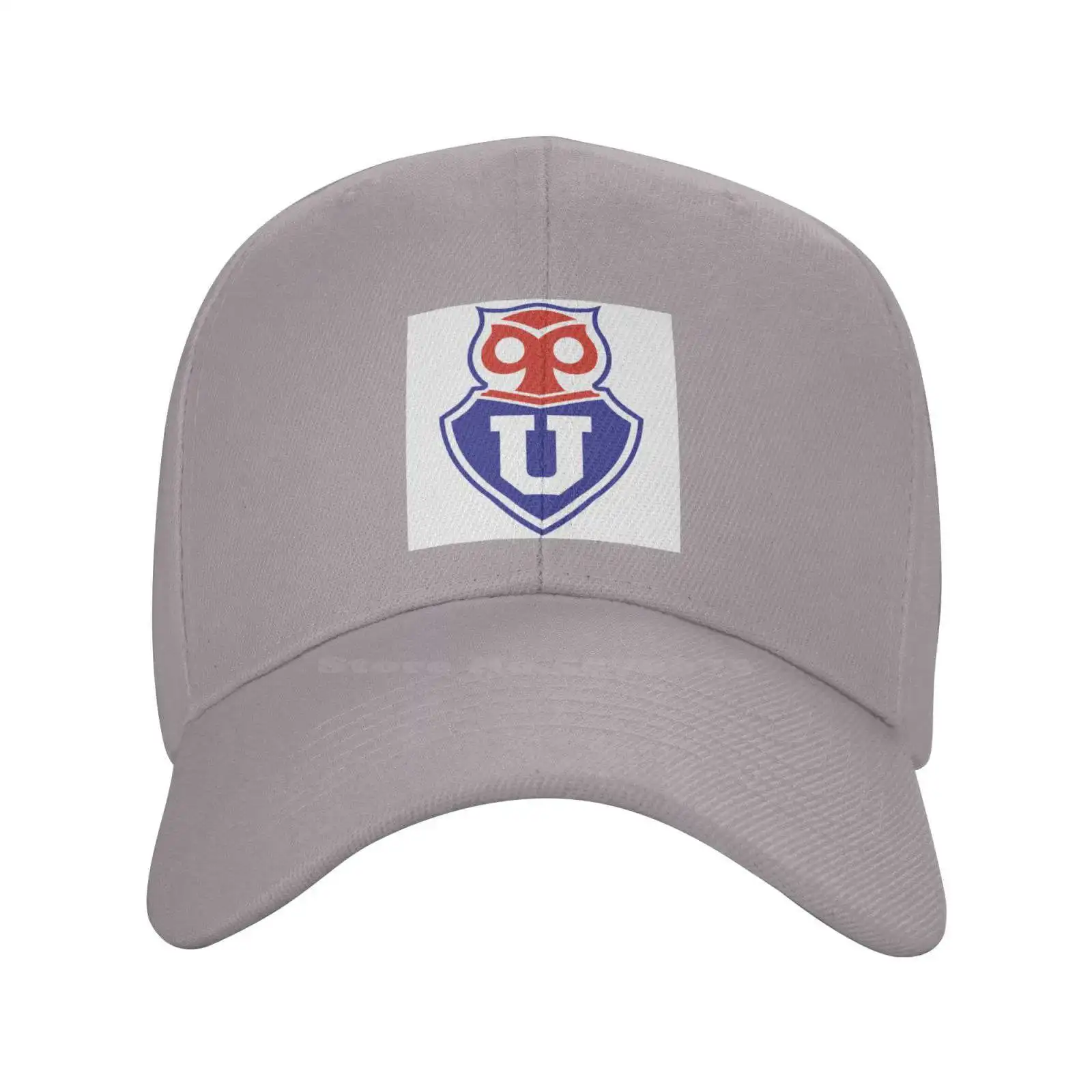 Universidad de Chile Logo Print Graphic Casual Denim cap Knitted hat Baseball cap