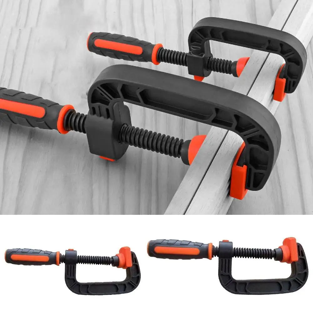 Heavy Duty Spring Clamps Nylon Woodworking Clamps Strong Gripping Jaw Clips for Carpentry DIY Woodworking Tools