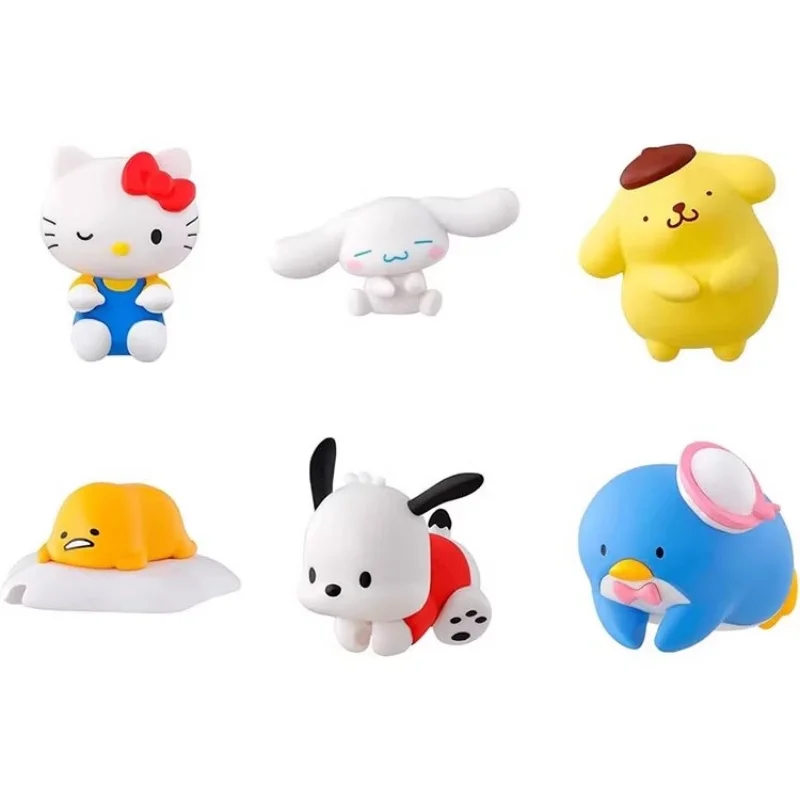 

Bandai оригинальные 6 шт. гашапон Hugcot Mahaンリ 02, Ahmadlarıク alma3 Hello Kitty Игрушки для детей Подарочные Коллекционная модель Украшения