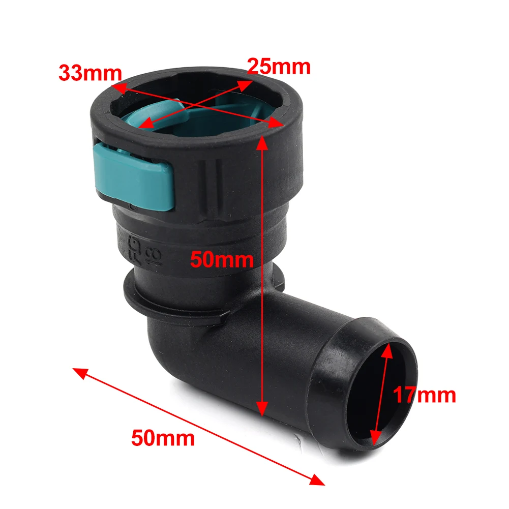 Car Upper Radiator Coolant Hose Connector Parts For Audi For VW For Seat For Skoda 3C0122291 3C0122291D VAG3C0122291D-100F