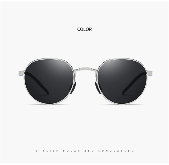 0-0,5-0,75 bis -6,0 Vintage Runde Myopie Sonnenbrille Männer Polarisierte Metall Anti-glare Miopie Rezept Sonnenbrille für Mann – Detail 21