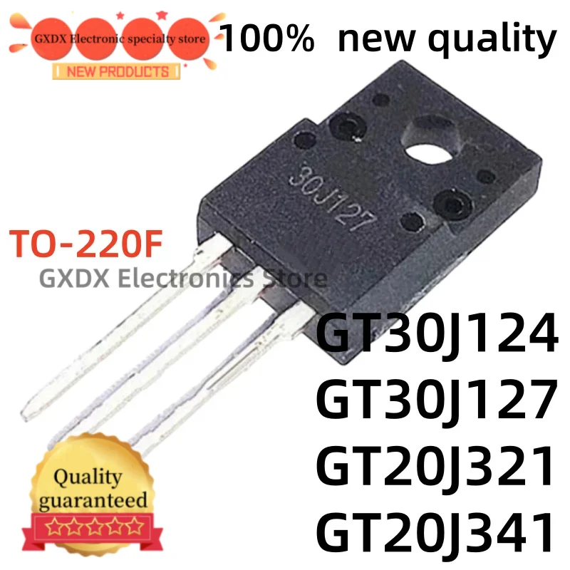 10-20Uds 100% nuevo GT30J124 GT30J127 GT20J321 TO220F GT20J341 30J124 30J127 20J321 20J341 TO-220F Transistor Best quality