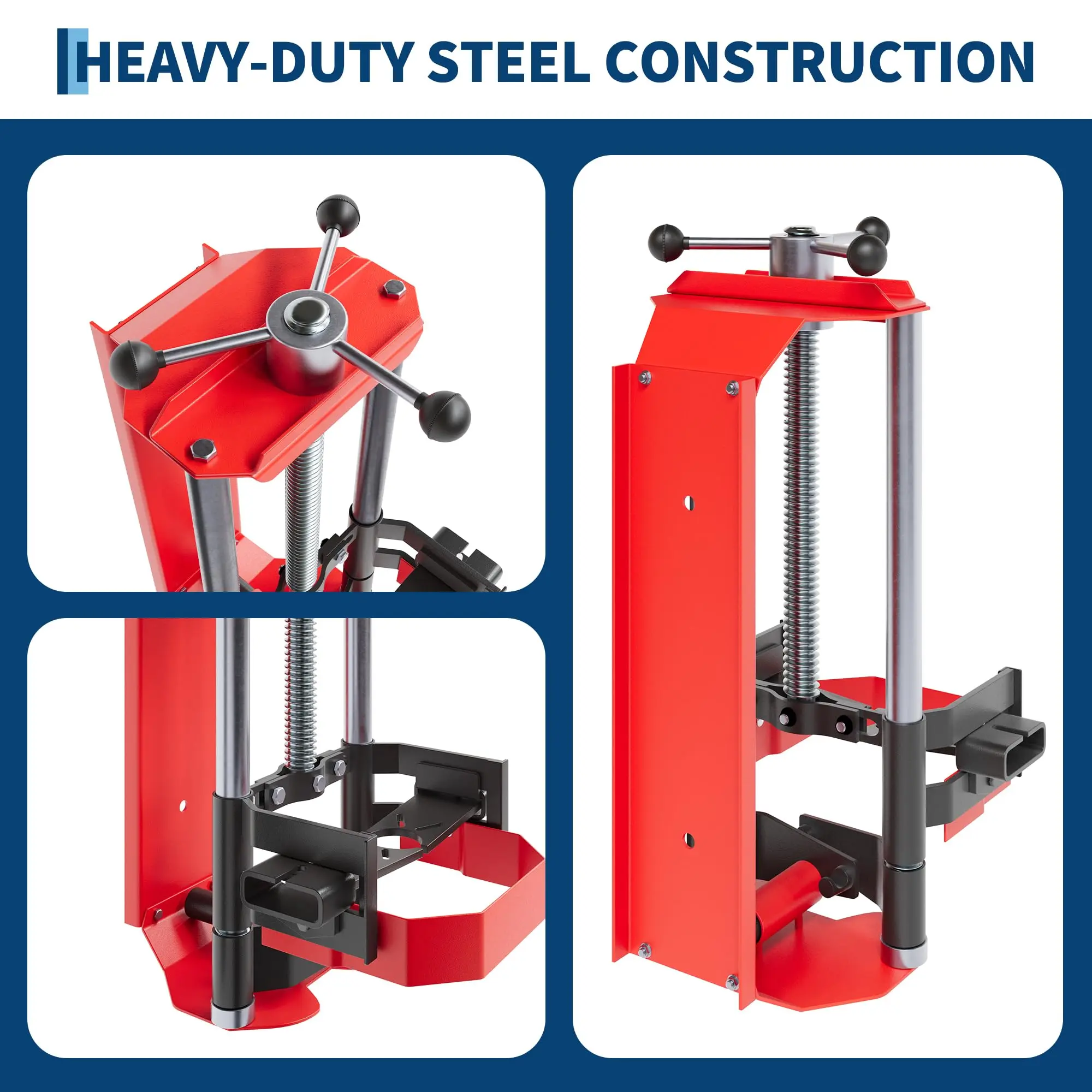 Heavy Duty Strut Spring Compressor Tool 3000 LBS Load Capacity With Safety Shield Industrial Thread Design 3.5 Inch To 11.5 Inch Spring Range Universal Fit For Trucks SUVs Automotive Suspension Repair