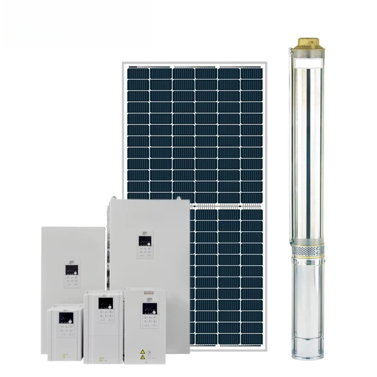 TUV certified single phase solar inverter for off-grid African village blending mode with vector control 2 years warranty