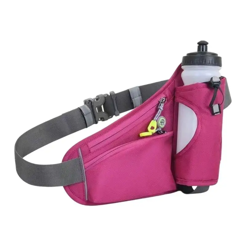 31BA Walking and Cycling Waist Pack with Bottle Holder, Reflective Belt Bag and Organized Phone Storage Daily Carry