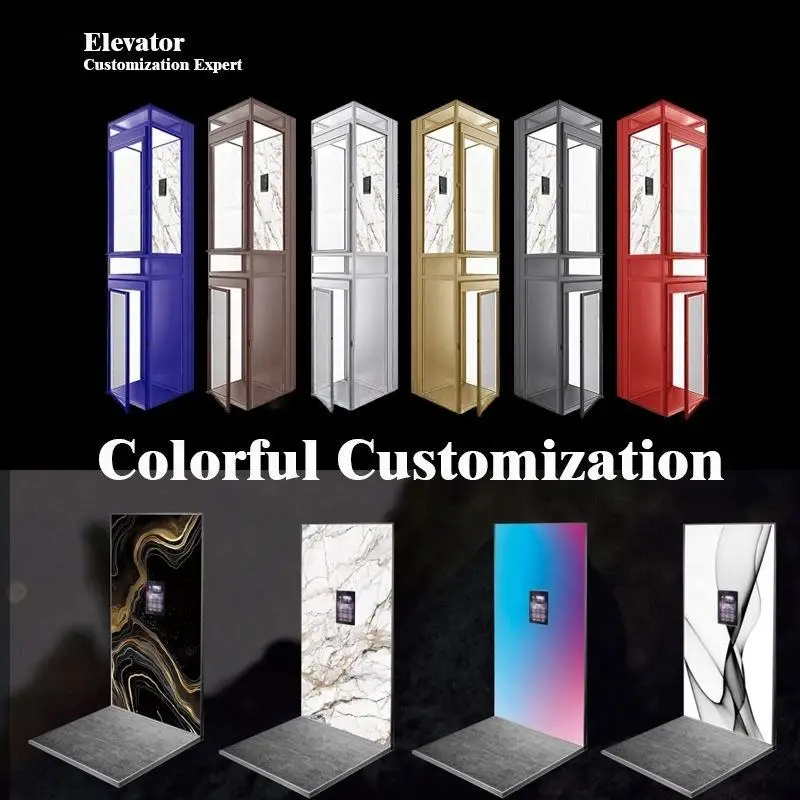 Intelligent Group Control Commercial Elevator Multiple Elevator Linked Office Building Lift