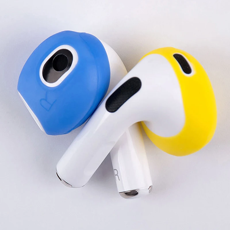 1 par de fundas para AirPods 3, 3. ª funda protectora de silicona, protectores de piel para AirPods 3. ª generación, accesorios para las puntas