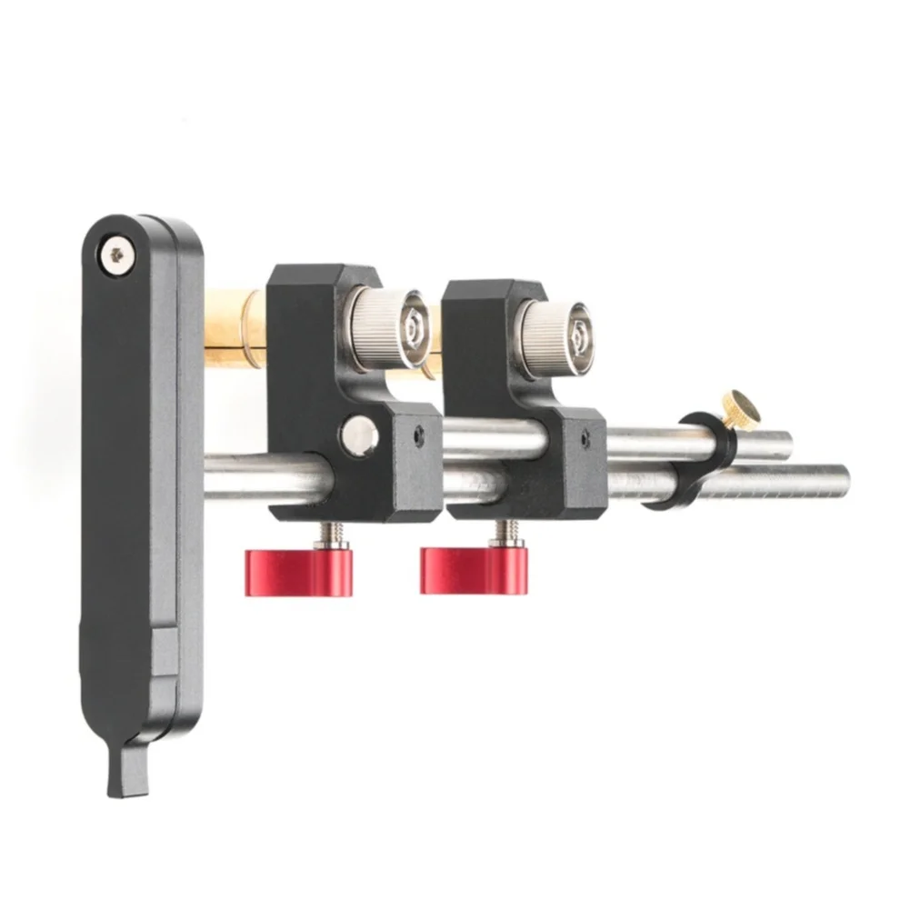 Track Saw Repeat Stop with Aluminum Alloy Fence 0-160mm Adjustable Range and Precision Mechanical Locking Mechanism