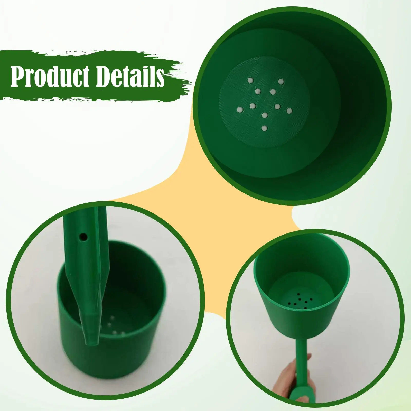Creative Decorative Plant Pot Collectible Plastic Rotatable Planter Garden Decor for Flowerbed Outdoor Lawn Support