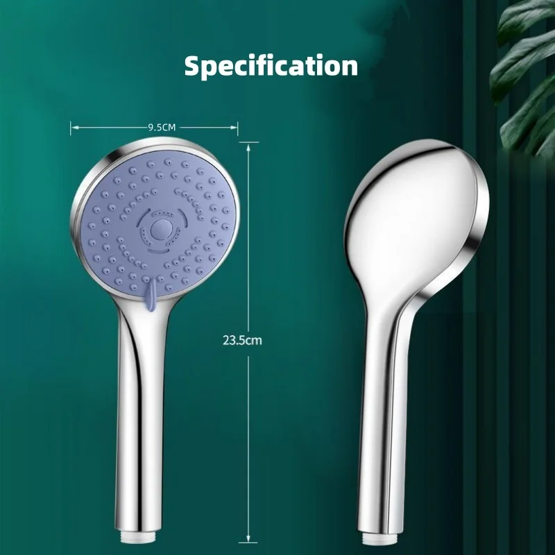 Shower Boosted 5-Speed Large Water Outlet Shower Set Household Handheld Large Panel Adjustable Bathroom Shower SPA Bath Head