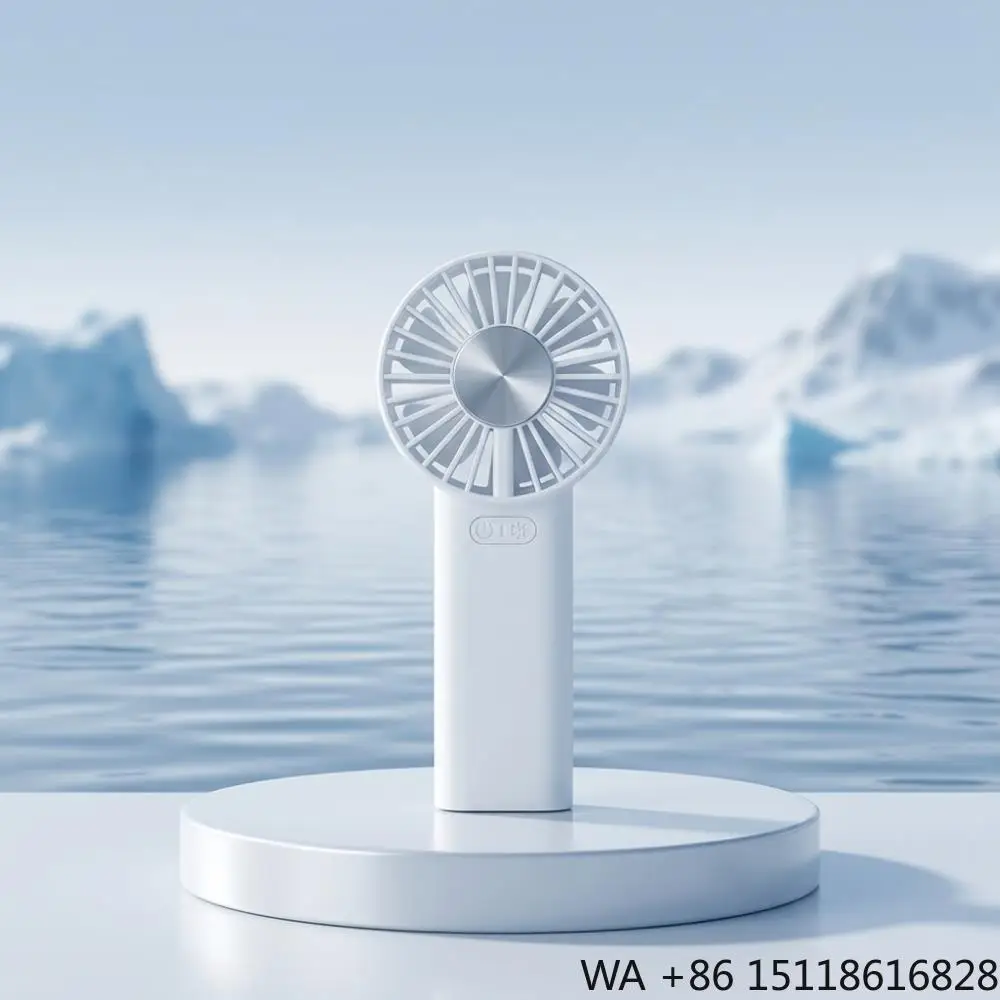 New Arrival Portable Handheld Mini Fan USB Charging Rechargeable 3-Speed Cooling Fan for Household & Outdoor Use