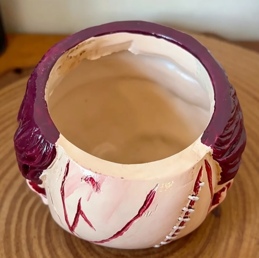 Horror Style Resin Head Planter Hand Painted Flower Pot Drainage Hole Gothic Table Decor Halloween Succulent Cactus Container