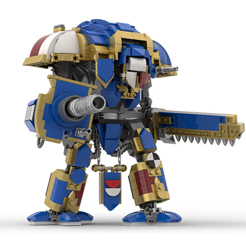Beliebte Spiele 40K Modell Gebäude Moc Ziegel Hammer Schlacht Mech Sammlung Technologie Blöcke Geschenk Modulare Weihnachten Spielzeug DIY Sets