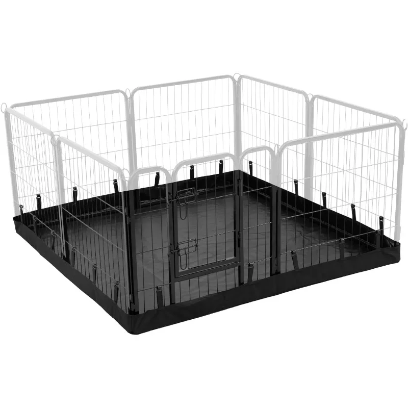 

Rectangle Dog Playpen Bottom Pad - Fits 8 Panels 24" Width Metal Dog Pen -48"x48" Size 600D Oxford Cloth Waterproof Playpen