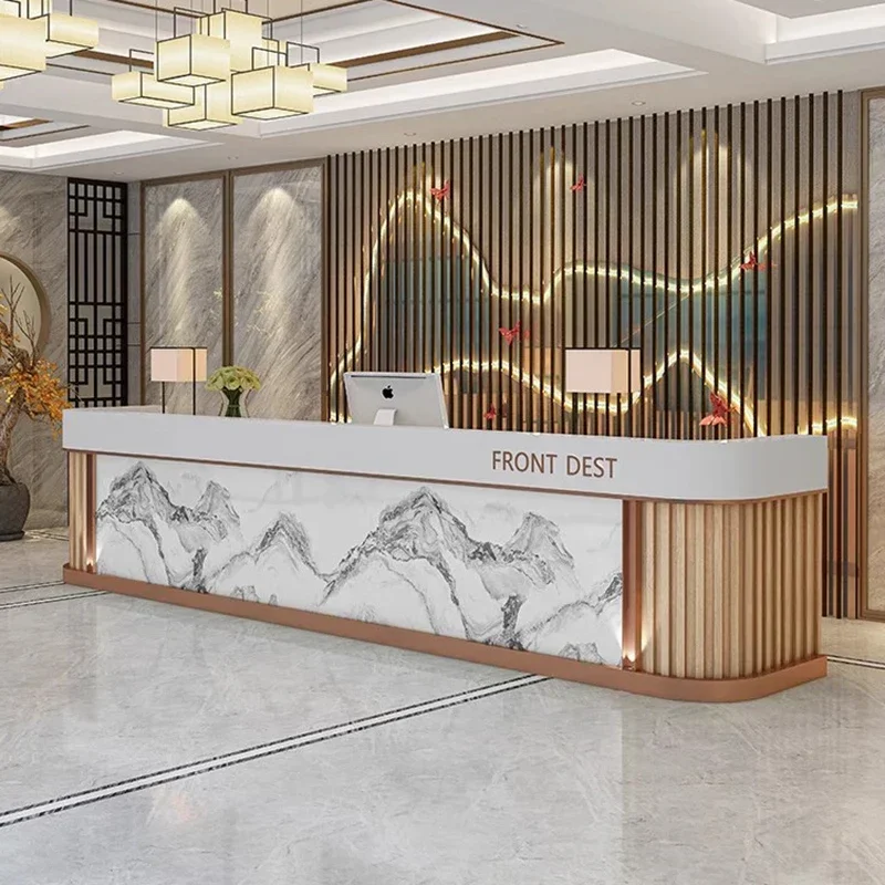 

Cash Register Business Coffee Reception Salon Office Desks Distillation Hallway Table Motion Desk Reception Desk For Salon