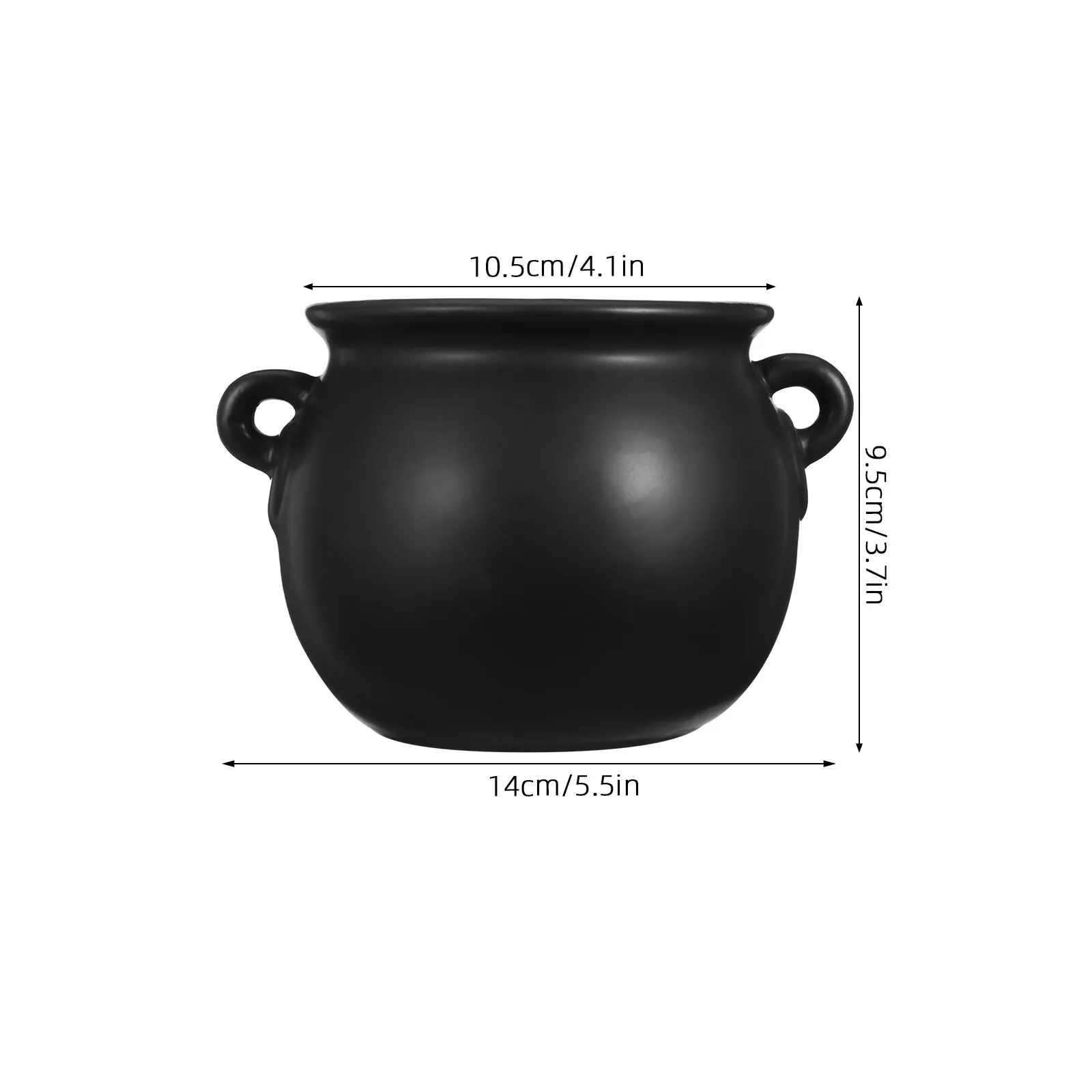 Decor Halloween Decorative Pot Cauldron Bowl Candy Serving Platter Bowls Ceramic Witch