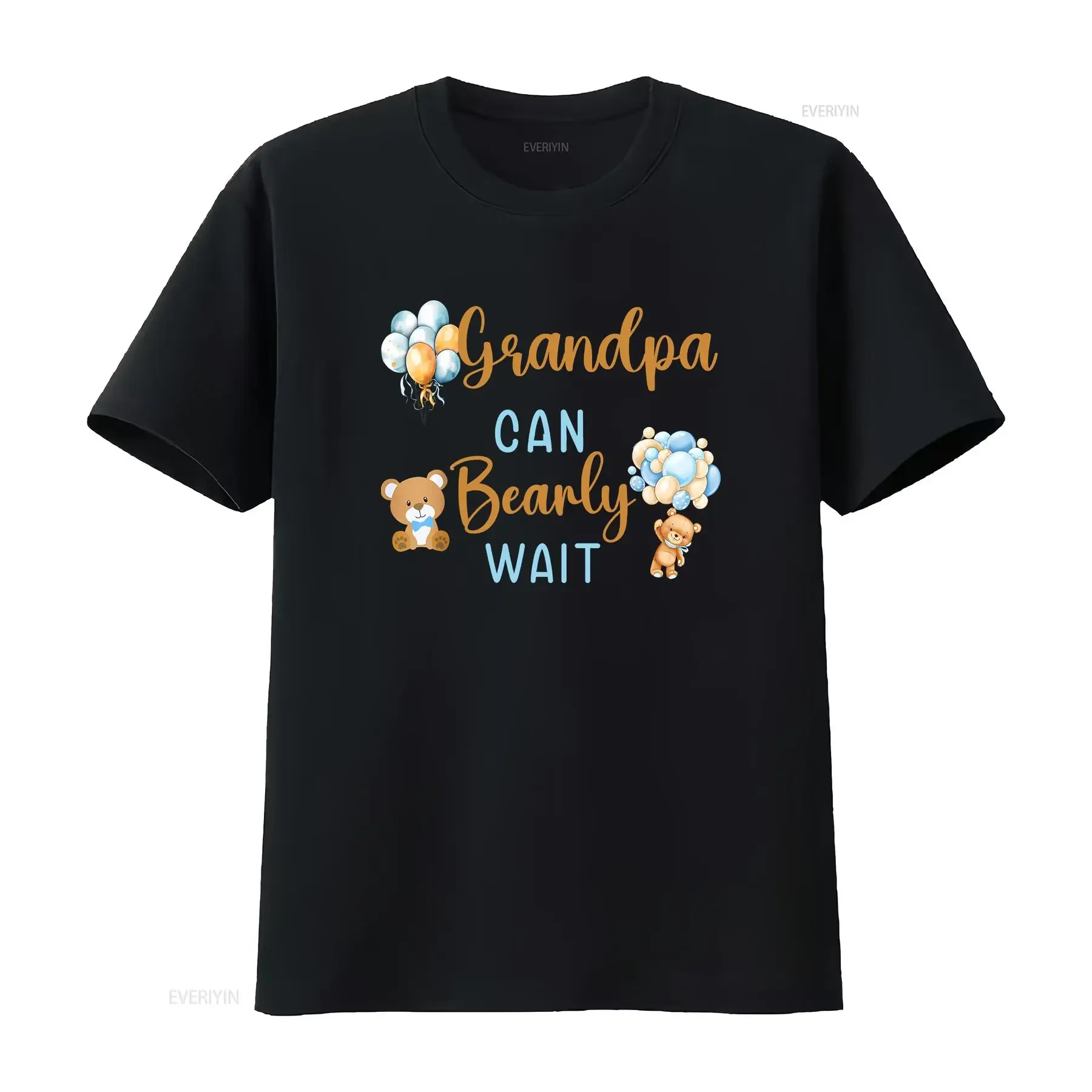 Grandma Can Bearly Wait Gender Neutral Baby Shower Matching T shirt Size S 5XL vintage Washed Unisex Soft graphic homme