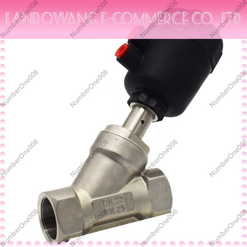 PA Pneumatic Angle Seat Valve, Clamp Type 304 Stainless Steel for Steam & Air Control, High Temperature Industrial ActuatorValve