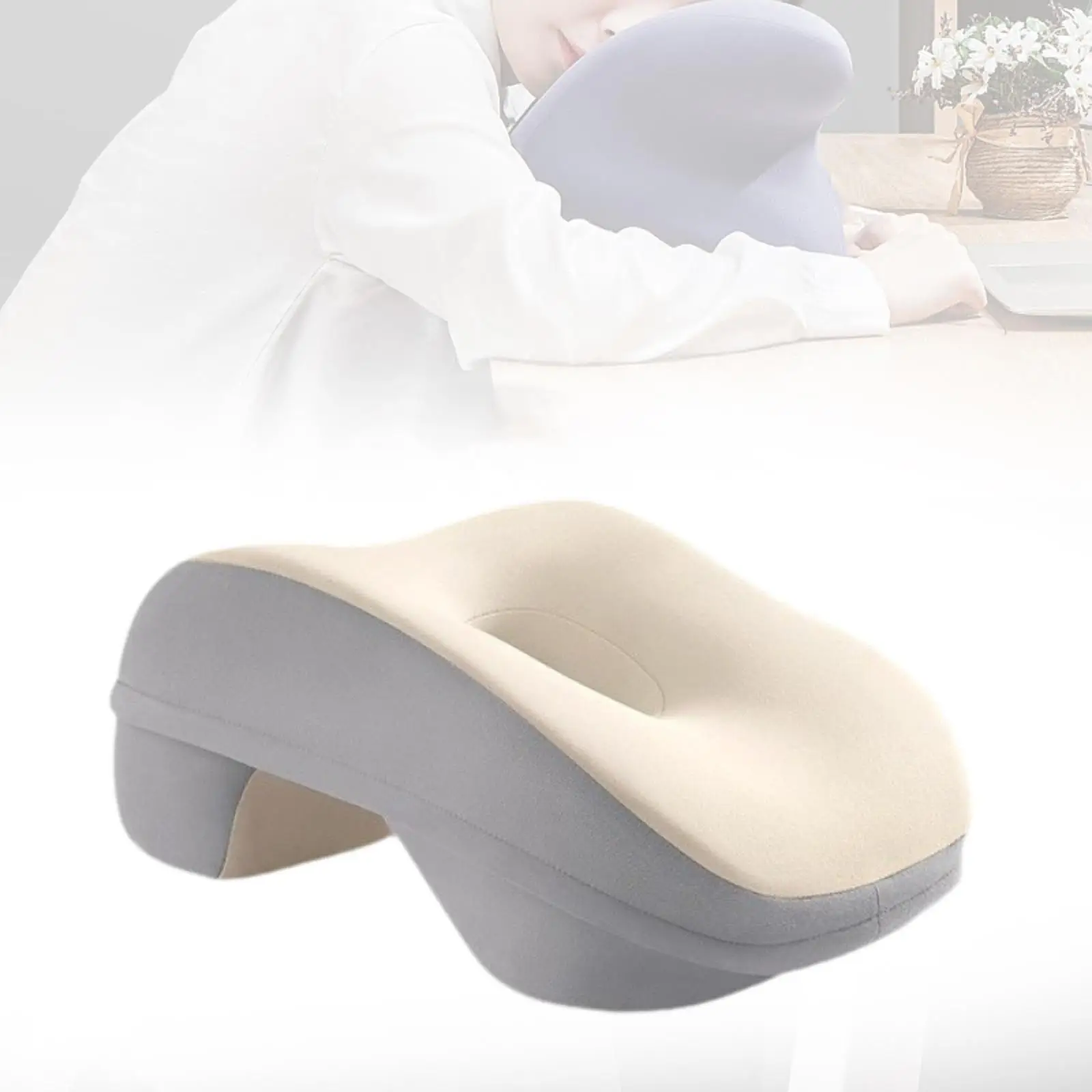 Desk Napping Pillow Lunch Break Portable Memory Foam Neck Support Neck Support Breathable Comfortable for Office And School