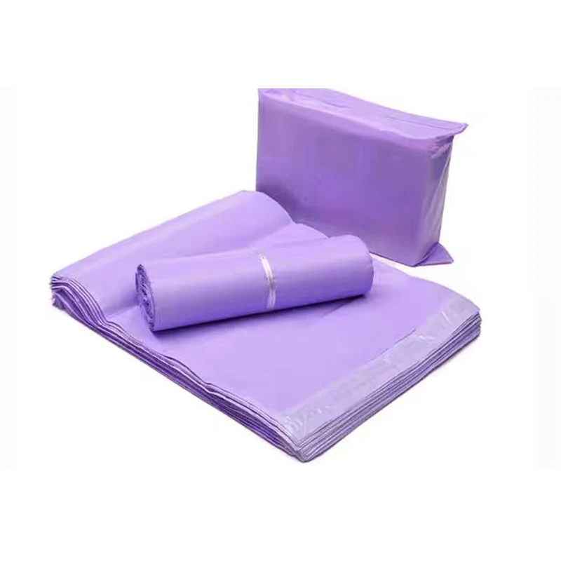 50 purple express packaging bags, made of thick materials, suitable for transportation and packaging use
