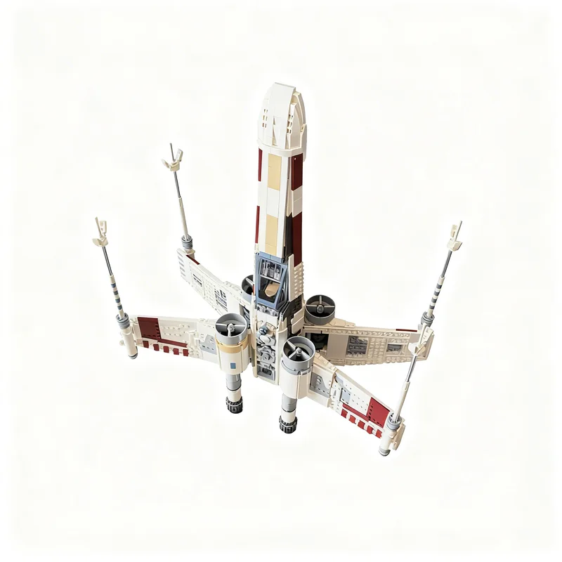 2752PCS MOC Space Battle X Wing Starfighter Ucs Mod Model Collectible Display DIY Creative Bricks Home Decor Gift Decoration Set view 3