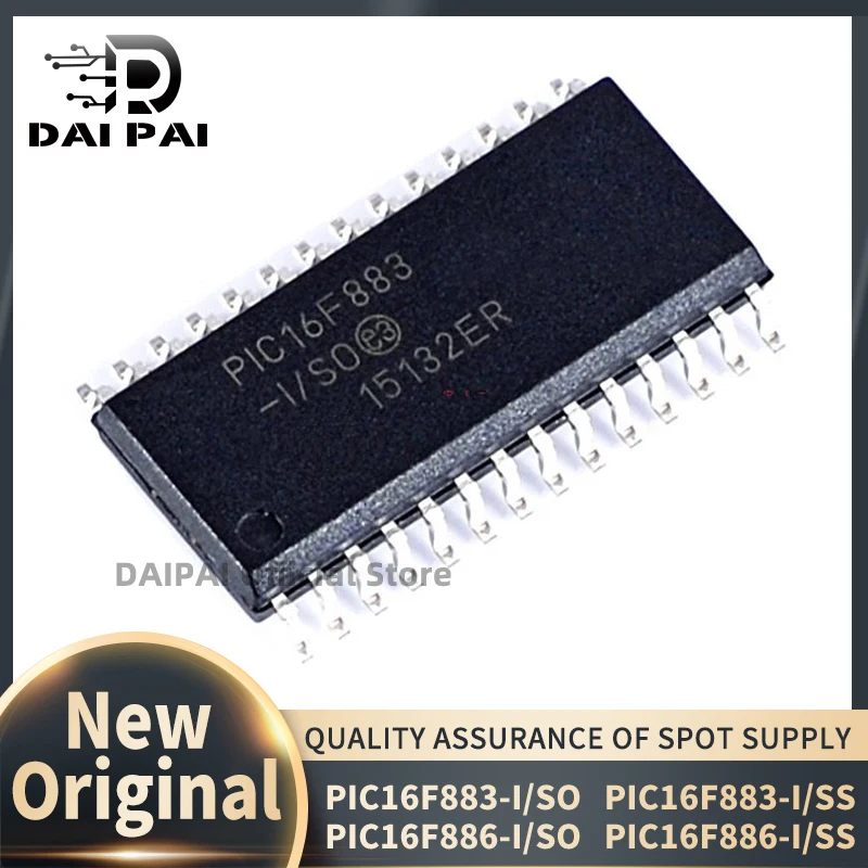 (10Pcs/Lot) 100% New original PIC16F886-I/SS PIC16F886-I/SO PIC16F883-I/SS PIC16F883-I/SO PIC16F883 ssop-28 Chipset