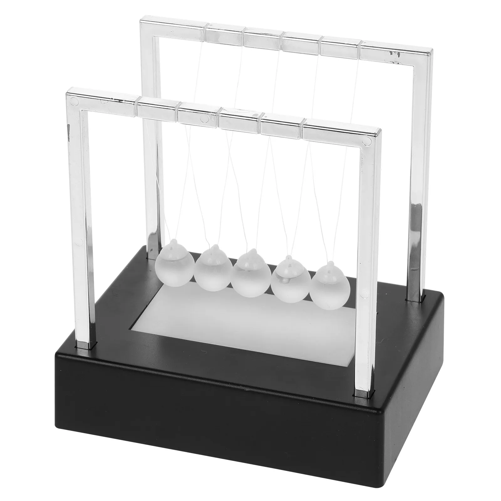 

Светодиодная подставка для 7 шариков Ньютона, меняющая цвет, настольный маятник для офиса и дома, черная основа, светильник-подставка для шариков M Ball Cradle Light