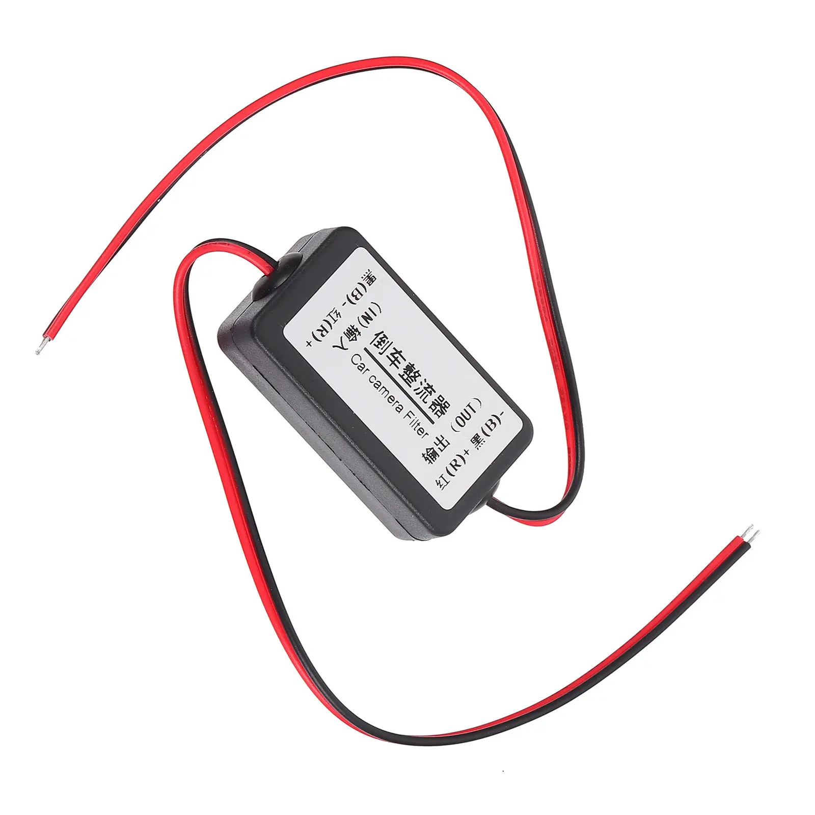 Car Backup Camera Rectifier Filter 12V Dc Voltage Stabilizer for Rearview Systems Fixes Warping Black Screen Easy Install Auto