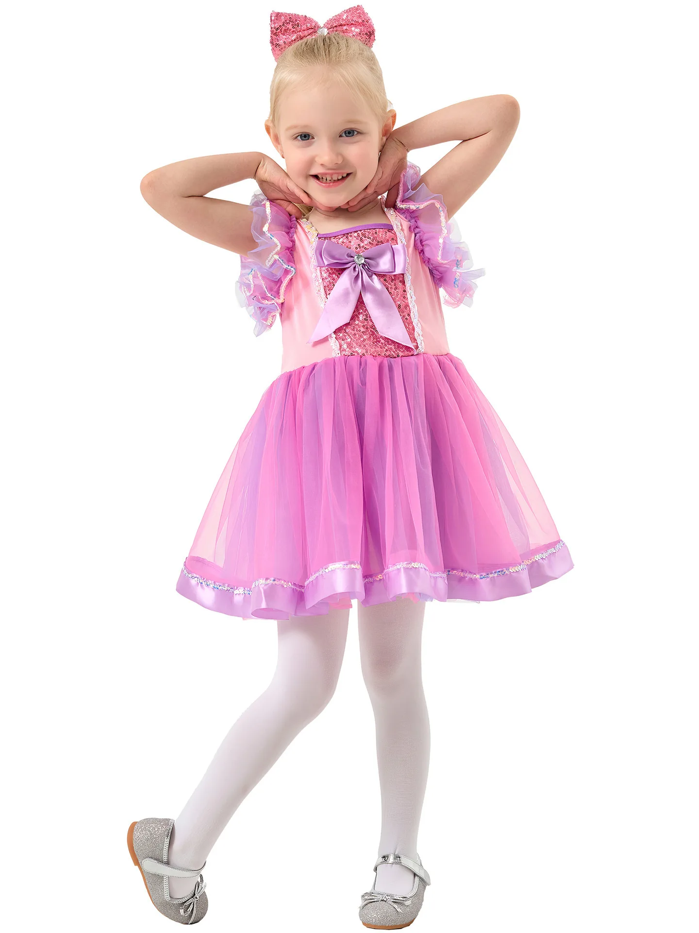 

Children's Performance Costume Princess Dress Halloween Outfit Nursery School Kids Six-One Children's Day Fairy Tale Theme
