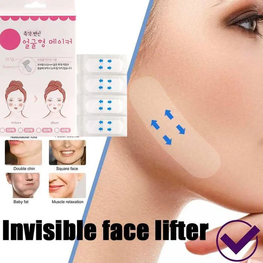 Lift Face Sticker Invisible Lifting Up Face Stickers Adhesive Tape Slim Patch Breathable Sticker Face Cosmetic Tape Beauty Patch