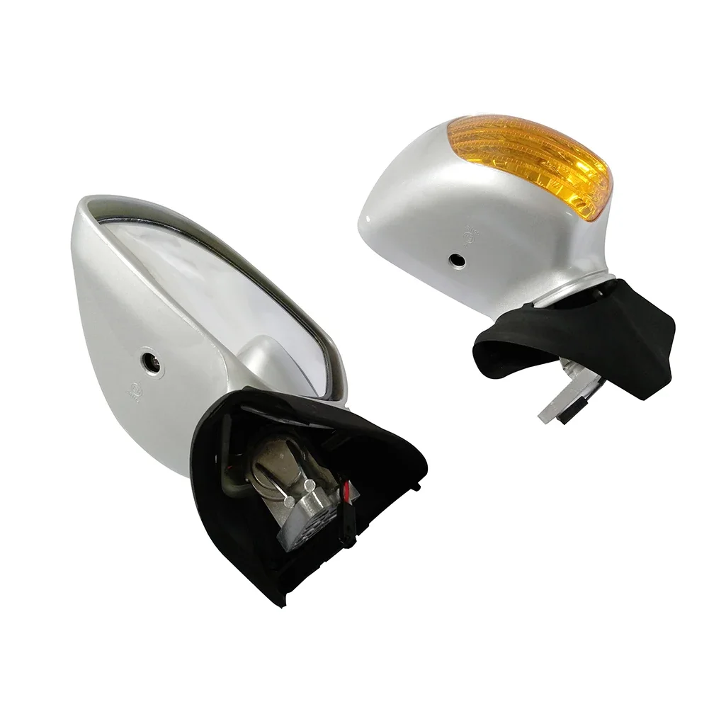 Rear View Mirrors Integrated LED Turn Signal For Honda Goldwing GL1800 2001 2002 2003 2004 2005 2006 2007 2008 2009 2010 2011